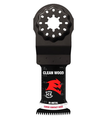 Diablo DOS125JBW3 1-1/4 in. Starlock Bi-Metal Oscillating Blades for Clean Wood (3-Pack)