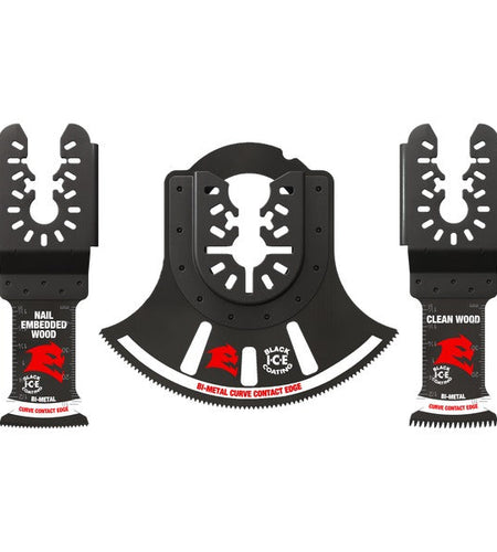 Diablo DOU3BS 3 pc Universal Fit Bi-Metal Oscillating Blade Set (3-Piece)