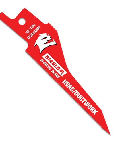 Diablo DS0332BF5 3-1/4 in. HVAC/Ductwork Bi-Metal Reciprocating Blade