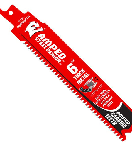 Diablo DS0608CFA3 6 in. Steel Demon Amped™ Carbide Blades for Thick Metal Cutting (3-Pack)