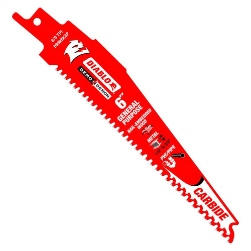 Load image into Gallery viewer, Diablo DS0609CGP3 6 in. Demo Demon Carbide General Purpose Recip (3-Pack)
