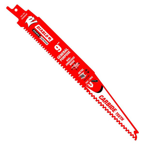 Load image into Gallery viewer, Diablo DS0909CGP3 9 in. Demo Demon Carbide General Purpose Recip (3-Pack)
