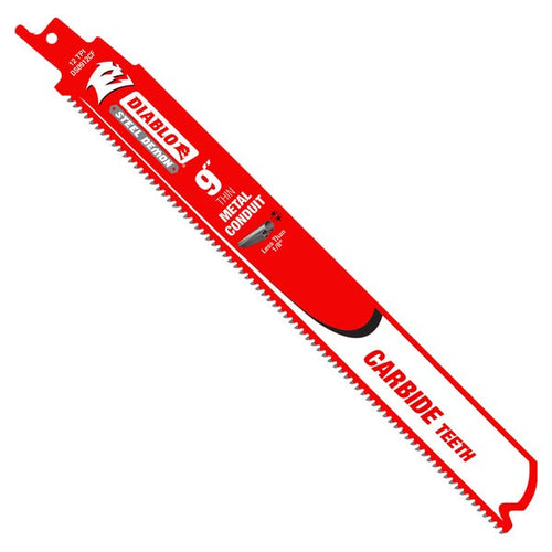 Load image into Gallery viewer, Diablo DS0912CF 9 in. Steel Demon Carbide Blades for Thin Metal Conduit Cutting
