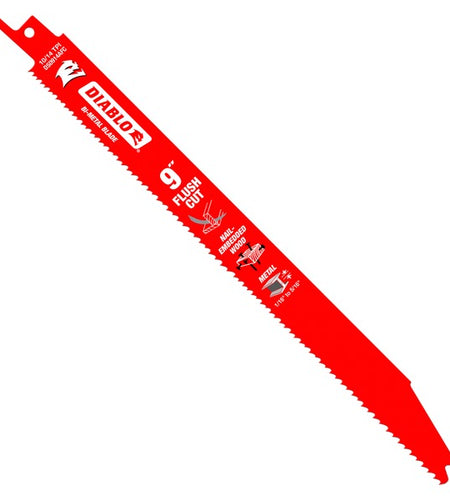 Diablo DS0914AFC5 9 in. Flush Cut Recip Blade (5-Pack)