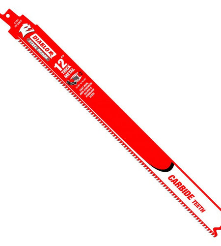 Diablo DS1208CF3 12 in. Steel Demon Carbide Recip Blades for Thick Metal (3/16 in. - 9/16 in.) Cutting (3-Pack)