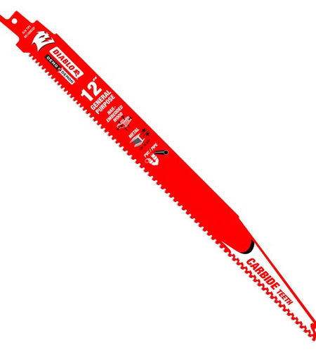 Diablo DS1209CGP3 12 in. Demo Demon Carbide General Purpose Recip (3-Pack)