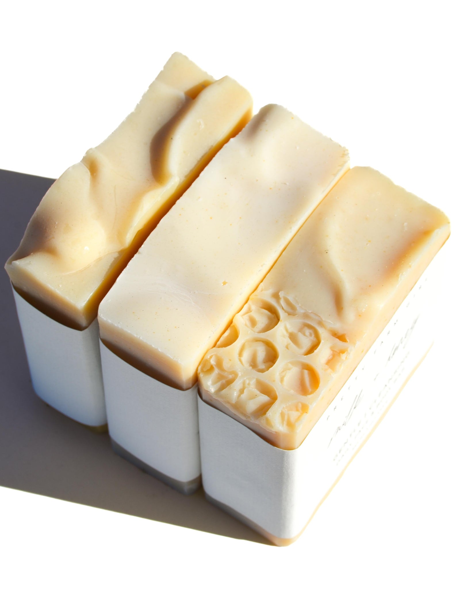 Fragrance Free Handmade Tallow + Goat Milk Soap Bar Trio