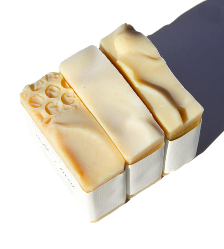 Fragrance Free Handmade Tallow + Goat Milk Soap Bar Trio