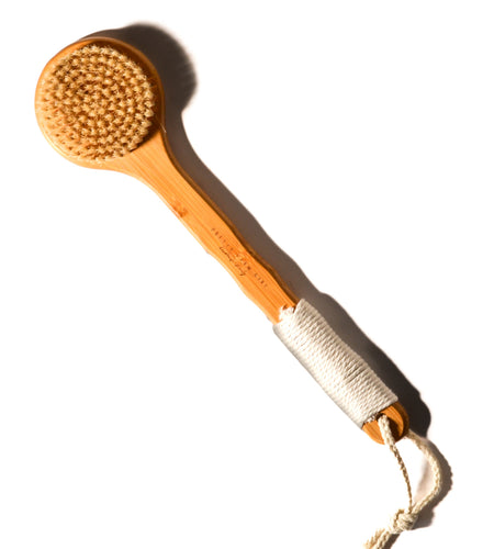 Bamboo Exfoliating Dry Brush With Sisal Bristles
