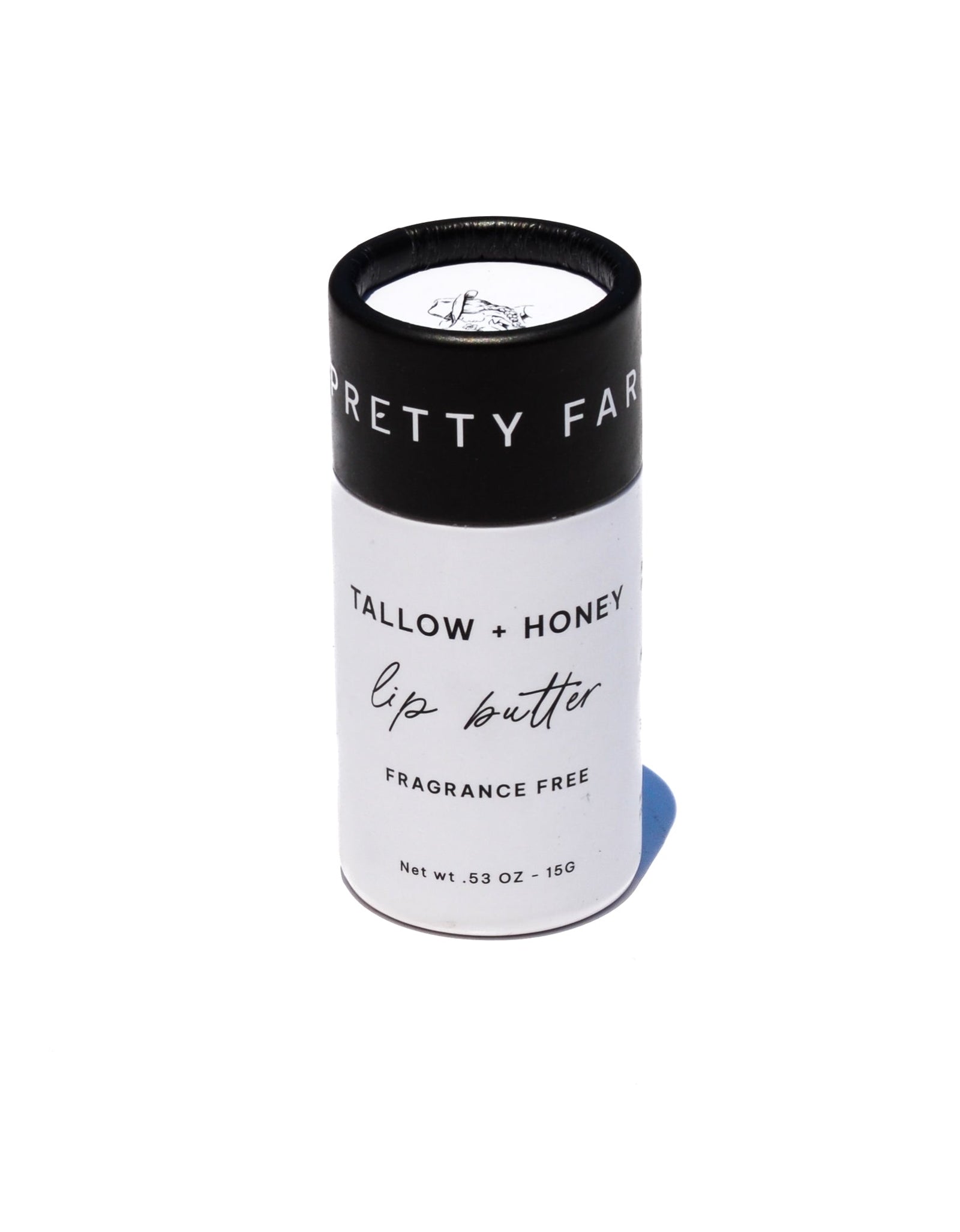 Fragrance Free Tallow + Honey Lip Butter in Eco-Friendly Travel Tubes