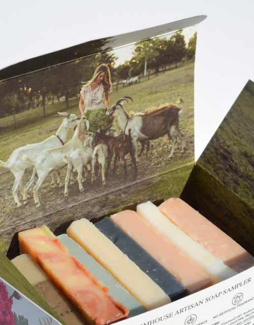 Load image into Gallery viewer, Farmhouse Artisan Goat Milk &amp; Tallow Soap Sampler

