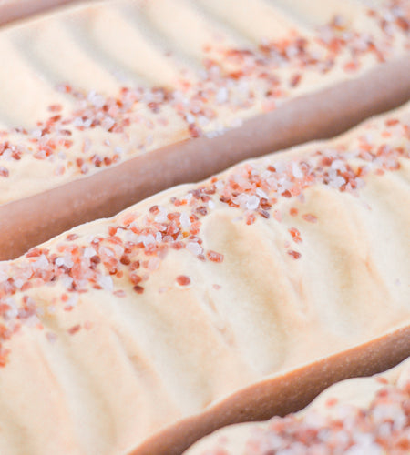Pink Salt + Grapefruit Cleansing Bar Handmade Tallow and Goat Milk Soap Bar