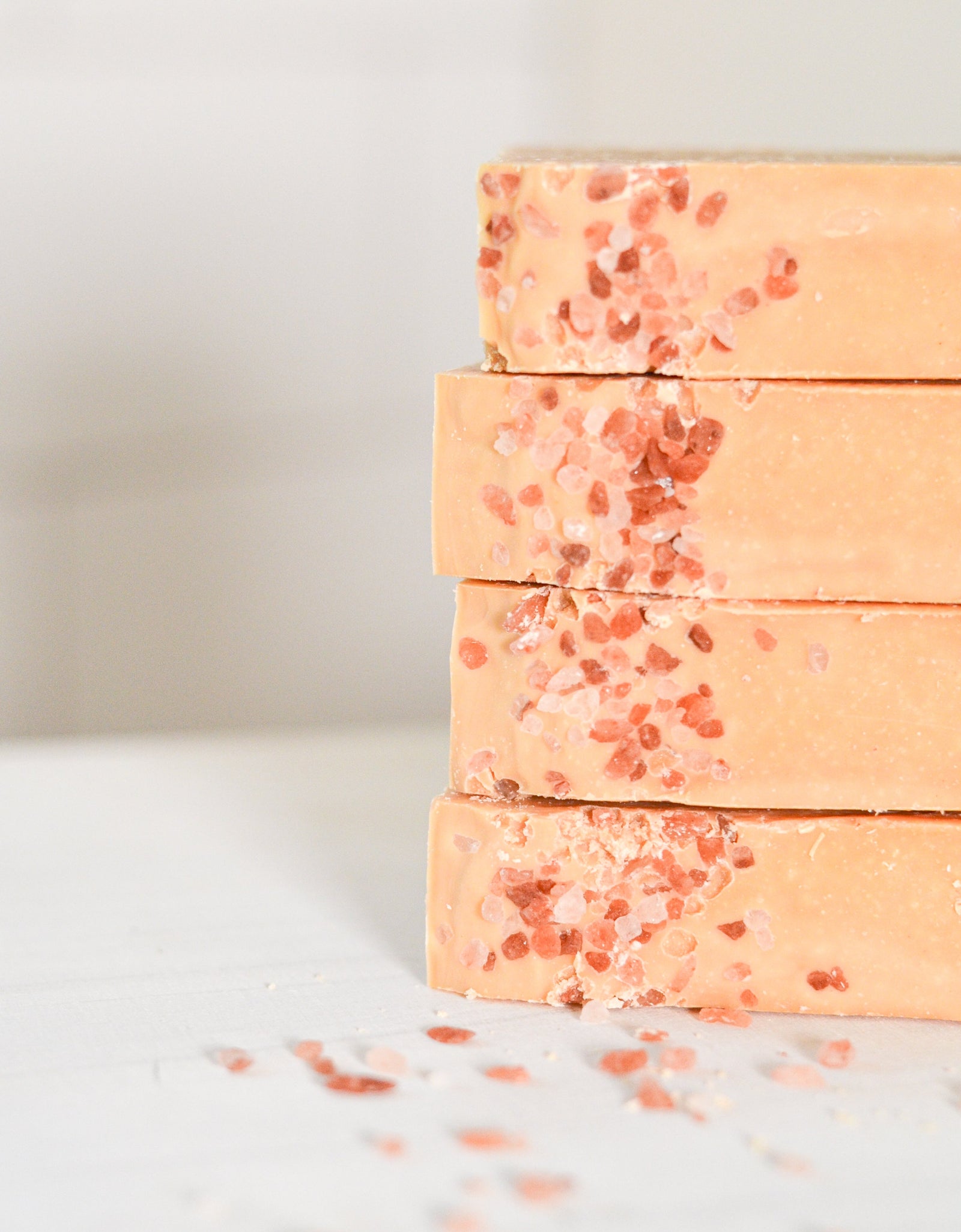 Pink Salt + Grapefruit Cleansing Bar Handmade Tallow and Goat Milk Soap Bar
