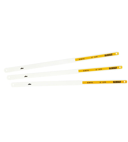 DeWalt DWHT20555 10" BIMTL Hacksaw Blade 18 3 Pack