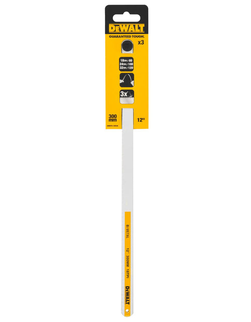 Load image into Gallery viewer, DeWalt DWHT20555 10" BIMTL Hacksaw Blade 18 3 Pack
