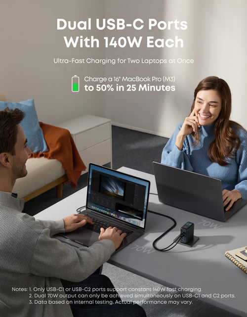 Load image into Gallery viewer, Anker Charger (140W, 4-Port, PD 3.1) with USB-C Cable
