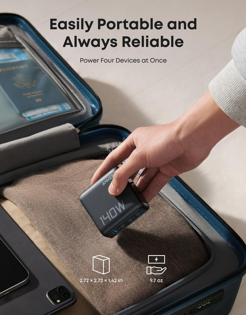 Load image into Gallery viewer, Anker Charger (140W, 4-Port, PD 3.1) with USB-C Cable
