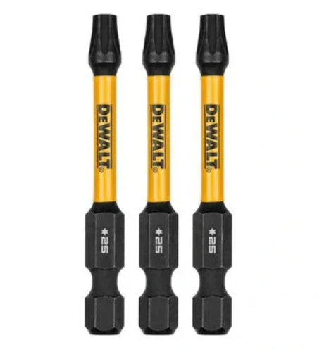 DeWalt DWAF2TX25IR3 2.25In Torx T25 FlexTorq 3Pk