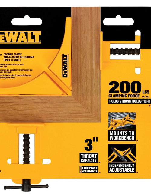 Load image into Gallery viewer, DeWalt DWHT83840 90 Degree Corner Clamp
