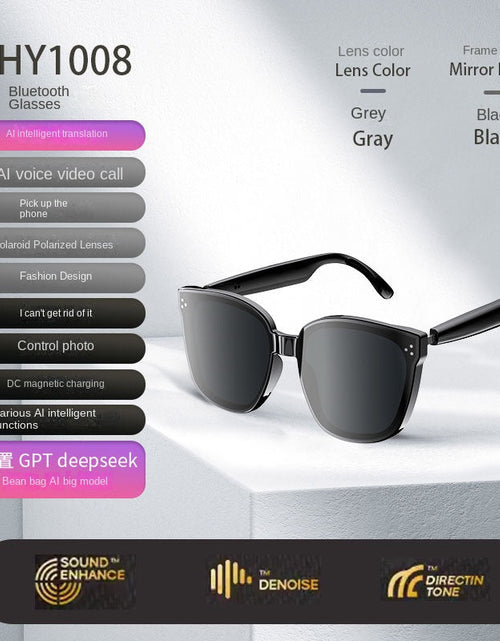 Load image into Gallery viewer, Bluetooth Smart AI Sunglasses Multi functional Real time Translation Headphones Call Listening to Music
