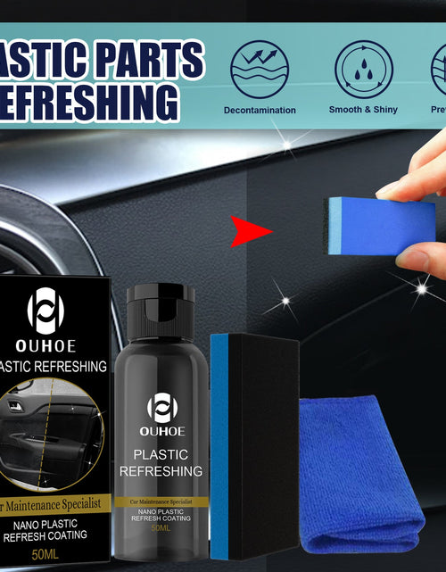 Load image into Gallery viewer, OUHOE Car Plastic Dashboard Refurbisher (30ml Box) Dust-Proof Repair, Interior Cleaning And Polishing, Plastic Whitening Maintenance
