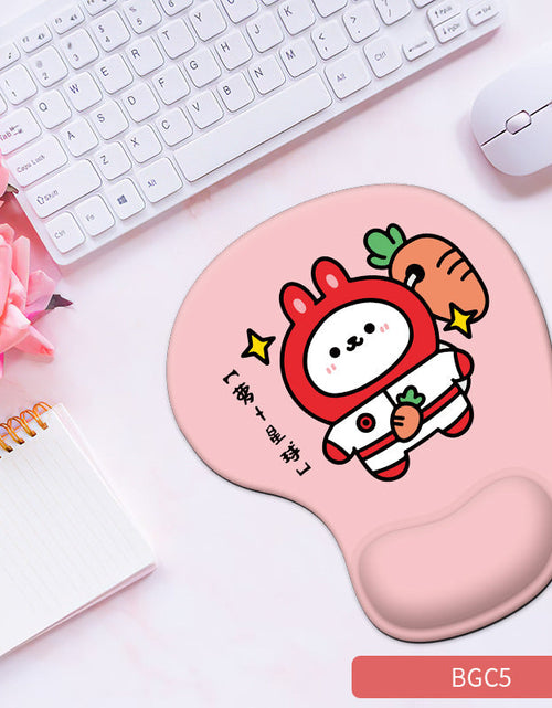 Load image into Gallery viewer, Silicone wrist mouse pad female comfortable computer soft non-slip hand rest pad thick non-slip wrist rest cute game pad
