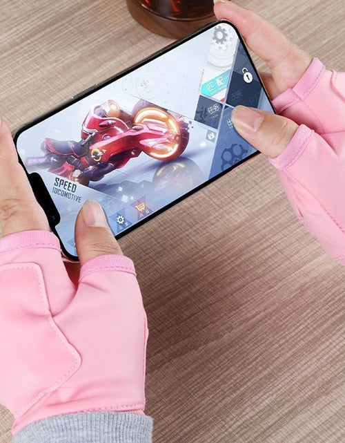 Load image into Gallery viewer, 1 Pair of Rechargeable Winter Heated Gloves. USB-powered, great for outdoor activities like cycling, skiing, and motorcycling.
