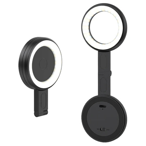 Load image into Gallery viewer, Magnetic LED Fill Light for Phone Selfie Light LED Video Light 2500K-9000K Dimmable Built-in Battery Replacement for iPhone Vlog
