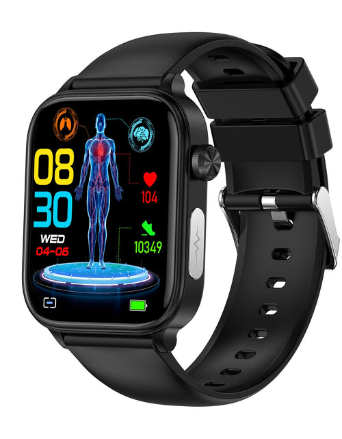 Load image into Gallery viewer, New ET570 smart watch ECG electrocardiogram Bluetooth call uric acid blood lipid blood sugar micro physical examination function
