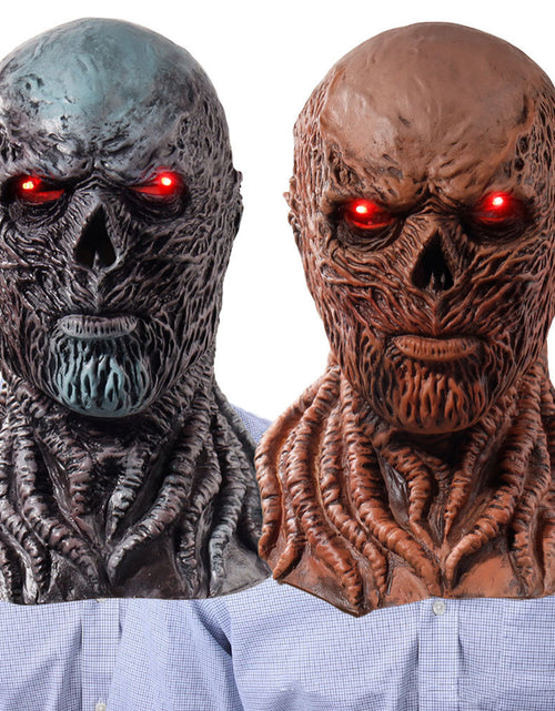 Load image into Gallery viewer, Strange Tale 4 Vecna Latex Mask Headgear Halloween Mask Terror Props

