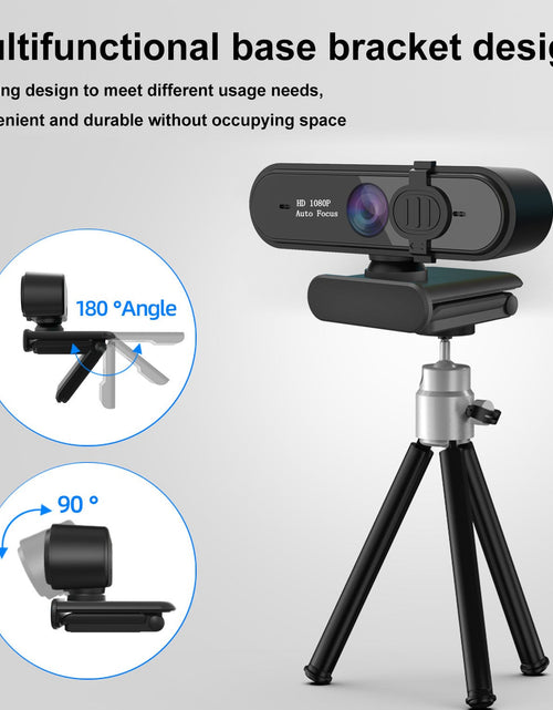 Load image into Gallery viewer, Computer camera with 5 million AF and 1080P autofocus for business video conferencing and online courses
