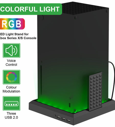 XBOX Series X/S controller, host, ambient lighting effect, RGB seven color luminous base, game peripheral accessories