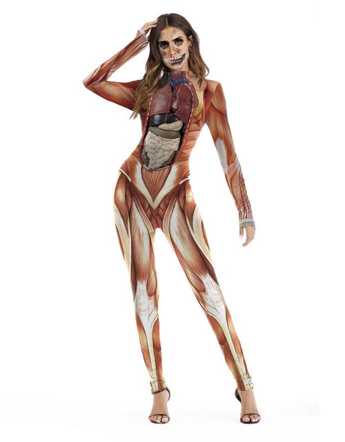Load image into Gallery viewer, Halloween costume festival event party costume COS long sleeve jumpsuit
