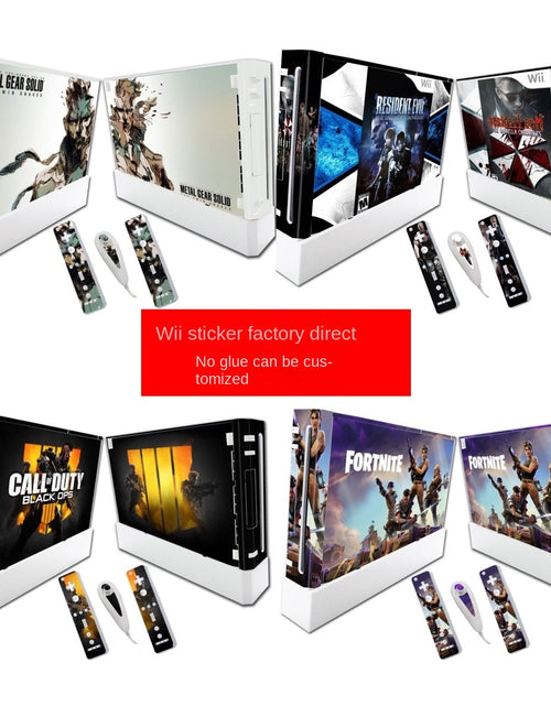 Load image into Gallery viewer, Wii Skin Sticker PVC Colorful Decal Game Sticker
