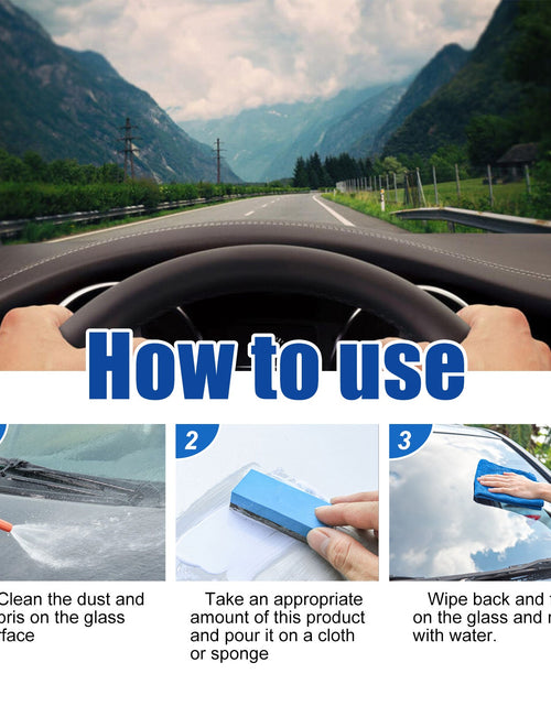 Load image into Gallery viewer, 2 In 1 Car Oil Film Cleaner Oil Film Cleaner For Car Front Windshield Window Stains

