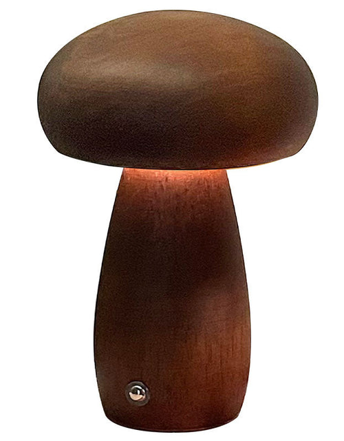 Load image into Gallery viewer, Mushroom lamp, LED charging night light, creative desk lamp, bedroom minimalist touch switch, ambient light, gift
