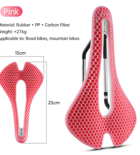 WEST BIKING TPE Honeycomb Breathable Bike Saddle – for racing, road, MTB