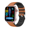 Brown leather