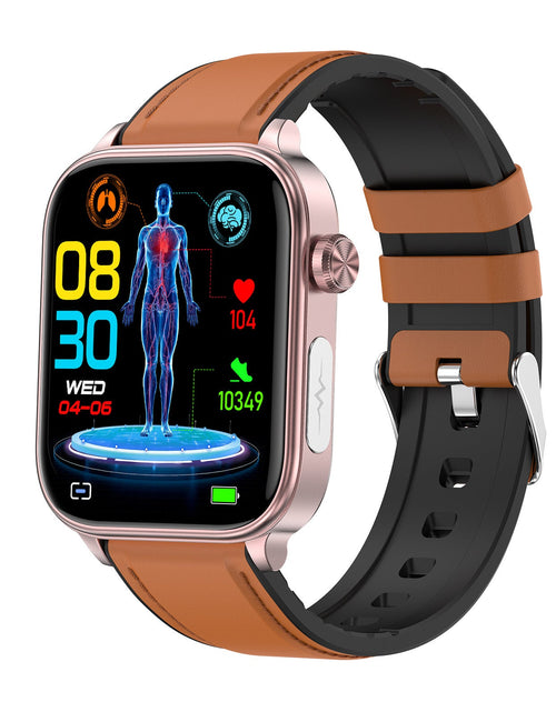 Load image into Gallery viewer, New ET570 smart watch ECG electrocardiogram Bluetooth call uric acid blood lipid blood sugar micro physical examination function
