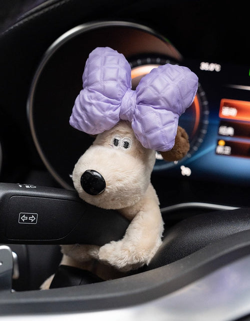 Load image into Gallery viewer, Car small ornaments cute head dog plush doll sentimental car interior decoration supplies
