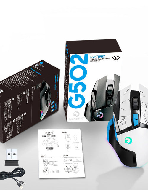 Load image into Gallery viewer, G502 wireless mouse 2.4G dual-mode office computer laptop RGB macro definition eating chicken LOLCF
