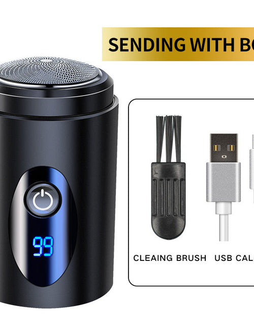 Load image into Gallery viewer, Shaver men's car USB portable electric shaver rechargeable bald head washable mini
