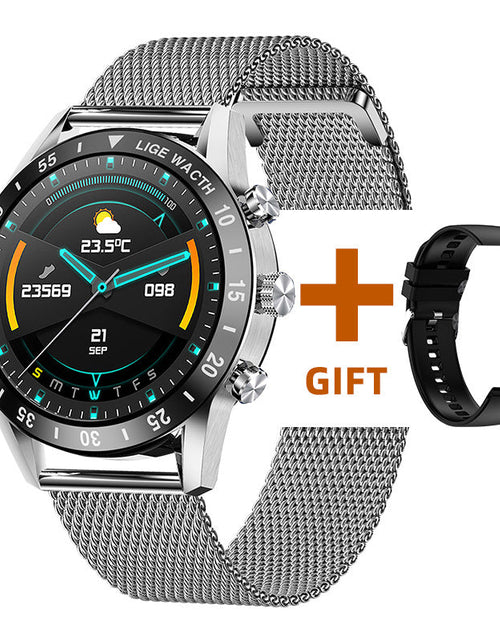 Load image into Gallery viewer, Bluetooth call smart watch pedometer sports multifunctional men's waterproof bracelet watch
