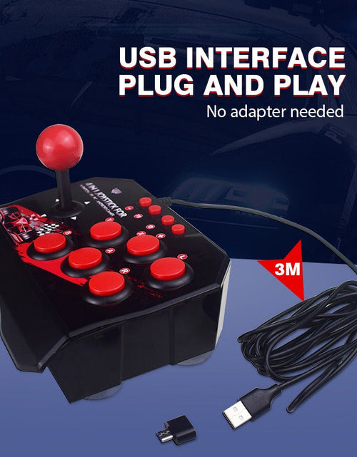 Load image into Gallery viewer, Suitable for Switch/PC/PS3/Android game controllers rocking tables classic wired fighting joysticks for two person arcade games
