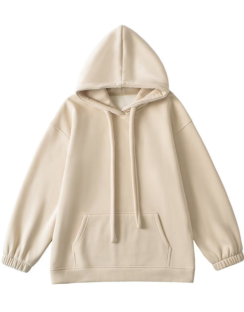 Load image into Gallery viewer, Loose drawstring hooded sweatshirt
