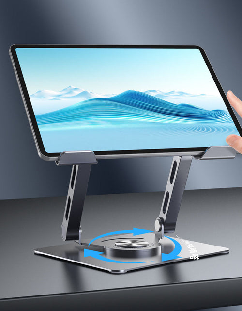 Load image into Gallery viewer, Dual arm support tablet stand with infinite adjustment, rotation, folding, heat dissipation, gaming phone stand
