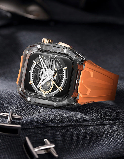 Load image into Gallery viewer, Suitable for Apple Watch triple proof design splicing high-quality silicone strap
