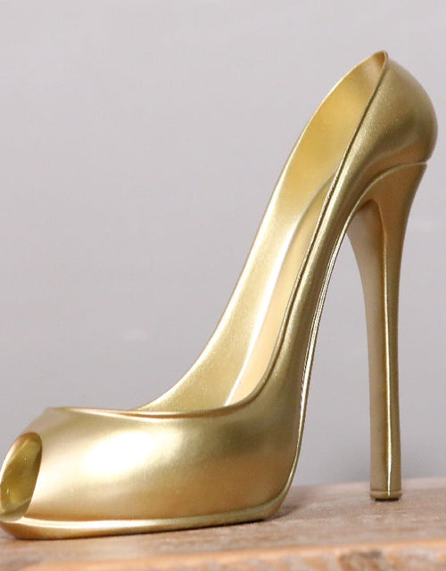 Load image into Gallery viewer, Creative high-heeled shoes, wine rack decorations, European style wine racks, home decor, wine cabinet accessories, wine rack resin
