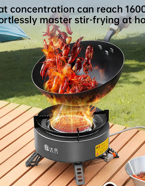 Load image into Gallery viewer, New Explorer 4000W infrared camping stove: portable, windproof, with electronic ignition for outdoor cooking.

