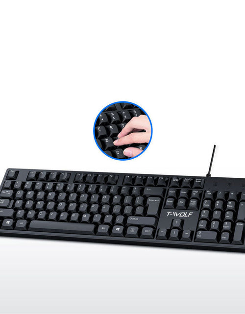 Load image into Gallery viewer, Lei Lang T15 wired USB keyboard laptop for office, home, and business use
